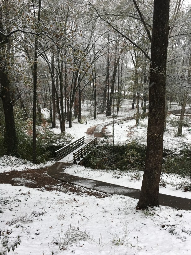 Dearborn Park December 9 2017 Snow Day Decatur Georgia Midway Woods